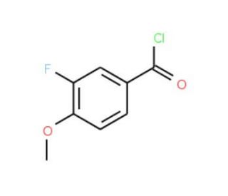 3-Fluoro-4-methoxybenzoyl chloride (CAS 3907-15-1) - chemical structure image