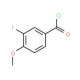 3-Fluoro-4-methoxybenzoyl chloride (CAS 3907-15-1) - chemical structure image