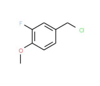 3-Fluoro-4-methoxybenzyl chloride (CAS 351-52-0) - chemical structure image