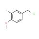 3-Fluoro-4-methoxybenzyl chloride (CAS 351-52-0) - chemical structure image