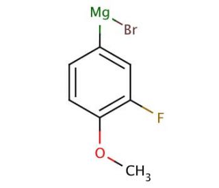 3-Fluoro-4-methoxyphenylmagnesium bromide (CAS 112780-67-3) - chemical structure image