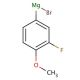 3-Fluoro-4-methoxyphenylmagnesium bromide (CAS 112780-67-3) - chemical structure image