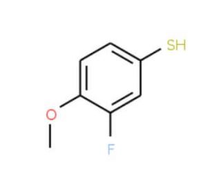 3-Fluoro-4-methoxythiophenol (CAS 89818-27-9) - chemical structure image