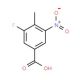 3-fluoro-4-methyl-5-nitrobenzoic acid - chemical structure image