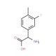 3-Fluoro-4-methyl-DL-phenylglycine - chemical structure image