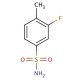 3-Fluoro-4-methylbenzenesulfonamide (CAS 329909-29-7) - chemical structure image