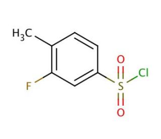 3-Fluoro-4-methylbenzenesulfonyl chloride (CAS 90260-13-2) - chemical structure image