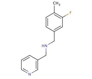 (3-Fluoro-4-methylbenzyl)(pyridin-3-ylmethyl)amine - chemical structure image