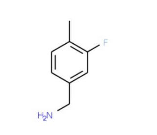 3-Fluoro-4-methylbenzylamine (CAS 261951-67-1) - chemical structure image