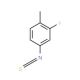 3-Fluoro-4-methylphenyl isothiocyanate (CAS 102561-42-2) - chemical structure image