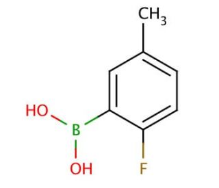 3-Fluoro-4-methylphenylboronic acid (CAS 168267-99-0) - chemical structure image