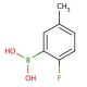 3-Fluoro-4-methylphenylboronic acid (CAS 168267-99-0) - chemical structure image