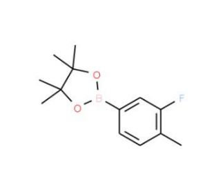 3-Fluoro-4-methylphenylboronic acid, pinacol ester (CAS 903895-56-7) - chemical structure image