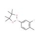 3-Fluoro-4-methylphenylboronic acid, pinacol ester (CAS 903895-56-7) - chemical structure image