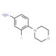 3-Fluoro-4-morpholin-aniline (CAS 93246-53-8) - chemical structure image