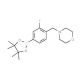 3-Fluoro-4-(n-morpholinomethyl)phenylboronic acid, pinacol ester (CAS 1073354-74-1) - chemical structure image