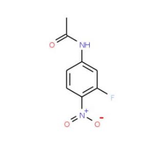 3-Fluoro-4-nitroacetanilide - chemical structure image