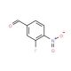 3-Fluoro-4-nitrobenzaldehyde (CAS 160538-51-2) - chemical structure image