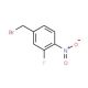 3-Fluoro-4-nitrobenzyl bromide (CAS 131858-37-2) - chemical structure image