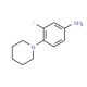 3-Fluoro-4-piperidin-1-yl-phenylamine (CAS 85983-56-8) - chemical structure image