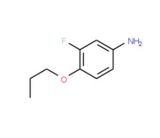 3-Fluoro-4-propoxyaniline - chemical structure image