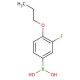 3-Fluoro-4-propoxyphenylboronic acid (CAS 192376-68-4) - chemical structure image