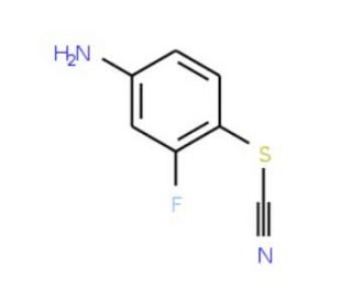 3-Fluoro-4-thiocyanatoaniline (CAS 14512-86-8) - chemical structure image