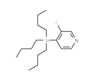 3-Fluoro-4-(tributylstannyl)pyridine (CAS 259807-88-0) - chemical structure image