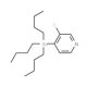 3-Fluoro-4-(tributylstannyl)pyridine (CAS 259807-88-0) - chemical structure image