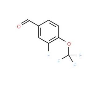 3-Fluoro-4-(trifluoromethoxy)benzaldehyde (CAS 473917-15-6) - chemical structure image