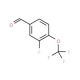 3-Fluoro-4-(trifluoromethoxy)benzaldehyde (CAS 473917-15-6) - chemical structure image