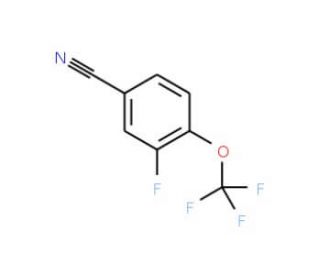 3-Fluoro-4-(trifluoromethoxy)benzonitrile - chemical structure image