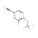 3-Fluoro-4-(trifluoromethoxy)benzonitrile - chemical structure image
