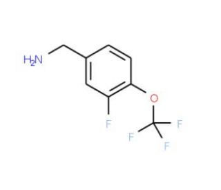 3-Fluoro-4-(trifluoromethoxy)benzylamine (CAS 886499-13-4) - chemical structure image