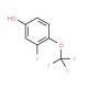 3-Fluoro-4-(trifluoromethoxy)phenol (CAS 177596-38-2) - chemical structure image