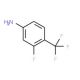 3-Fluoro-4-(trifluoromethyl)aniline (CAS 69411-68-3) - chemical structure image