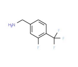 3-Fluoro-4-(trifluoromethyl)benzylamine (CAS 235106-09-9) - chemical structure image