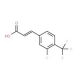 3-Fluoro-4-(trifluoromethyl)cinnamic acid (CAS 231291-13-7) - chemical structure image