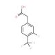 3-Fluoro-4-(trifluoromethyl)phenylacetic acid (CAS 238754-67-1) - chemical structure image