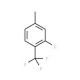 3-Fluoro-4-(trifluoromethyl)toluene (CAS 158364-83-1) - chemical structure image