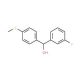 3-Fluoro-4′-(methylthio)benzhydrol (CAS 844683-72-3) - chemical structure image
