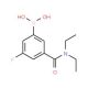 3-Fluoro-5-(diethylcarbamoyl)phenylboronic acid (CAS 871332-64-8) - chemical structure image