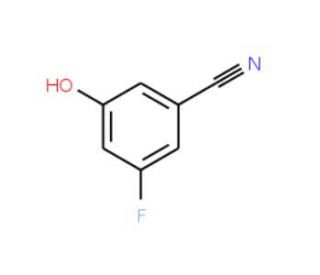 3-Fluoro-5-hydroxybenzonitrile (CAS 473923-95-4) - chemical structure image