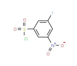3-fluoro-5-nitrobenzene-1-sulfonyl chloride - chemical structure image