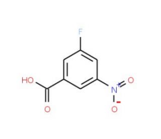 3-Fluoro-5-nitrobenzoic acid (CAS 14027-75-9) - chemical structure image