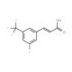 3-Fluoro-5-(trifluoromethyl)cinnamic acid (CAS 575469-96-4) - chemical structure image