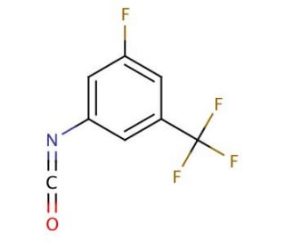 3-Fluoro-5-(trifluoromethyl)phenyl isocyanate (CAS 302912-19-2) - chemical structure image