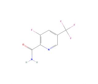 3-Fluoro-5-(trifluoromethyl)pyridine-2-carboxamide (CAS 852062-16-9) - chemical structure image