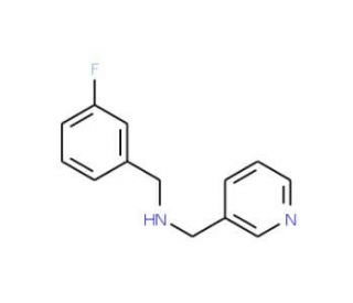(3-Fluoro-benzyl)-pyridin-3-ylmethyl-amine - chemical structure image