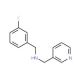 (3-Fluoro-benzyl)-pyridin-3-ylmethyl-amine - chemical structure image